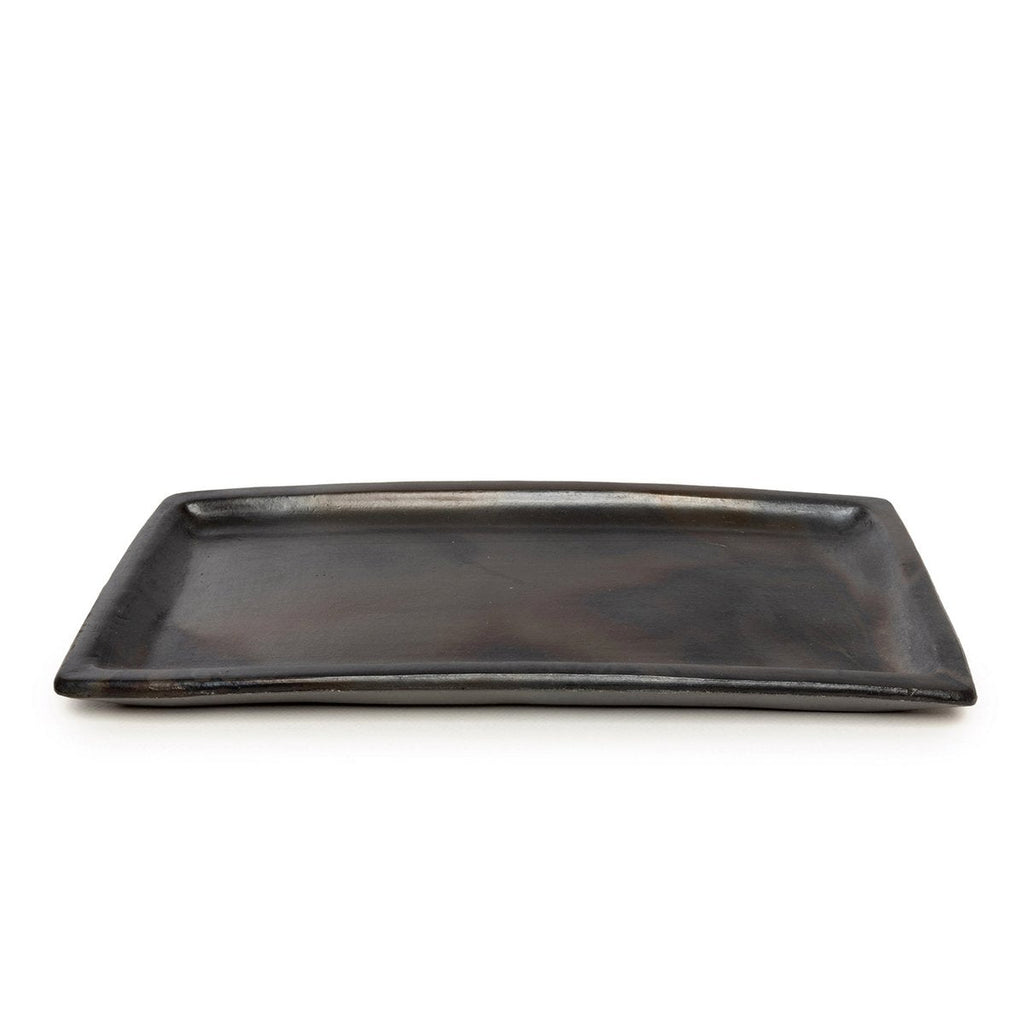 The Burned Sushi Plate - Black - L - LUXONAS HOME