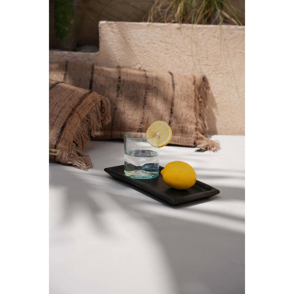 The Burned Sushi Plate - Black - L - LUXONAS HOME