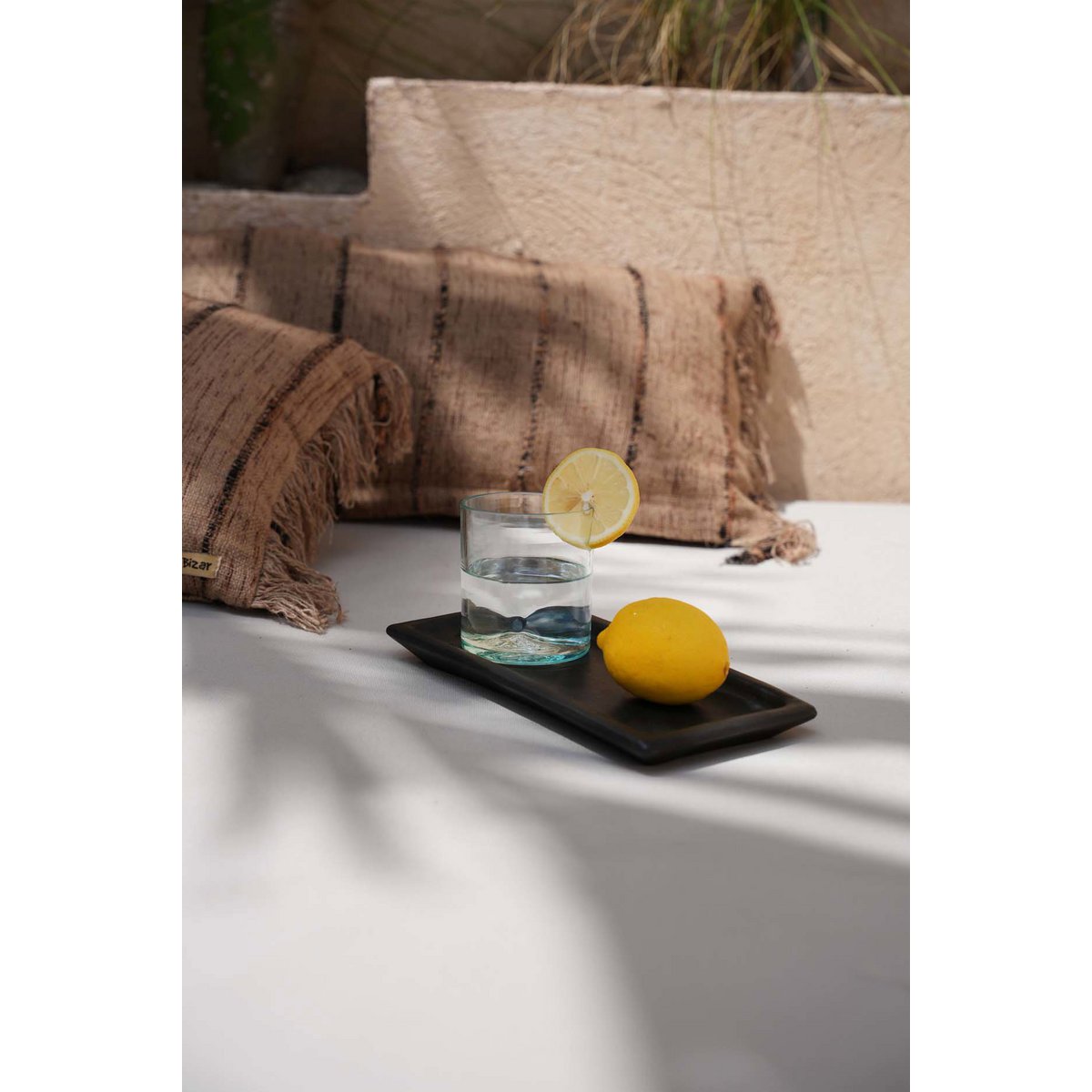 The Burned Sushi Plate - Black - L - LUXONAS HOME