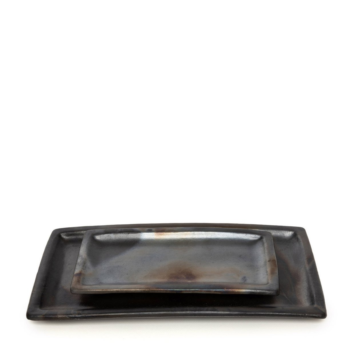 The Burned Sushi Plate - Black - L - LUXONAS HOME