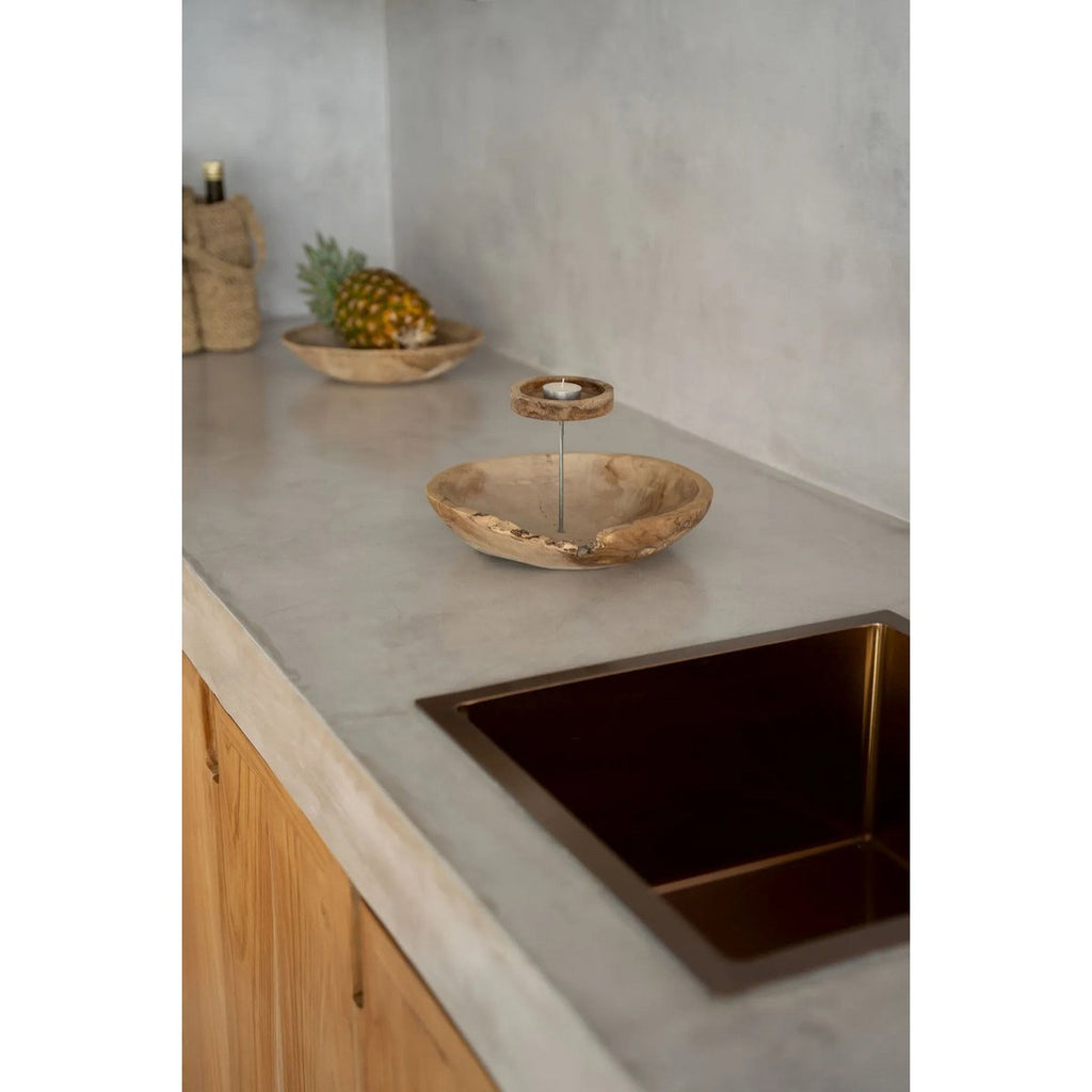 The Candle Plate - Natural - LUXONAS HOME