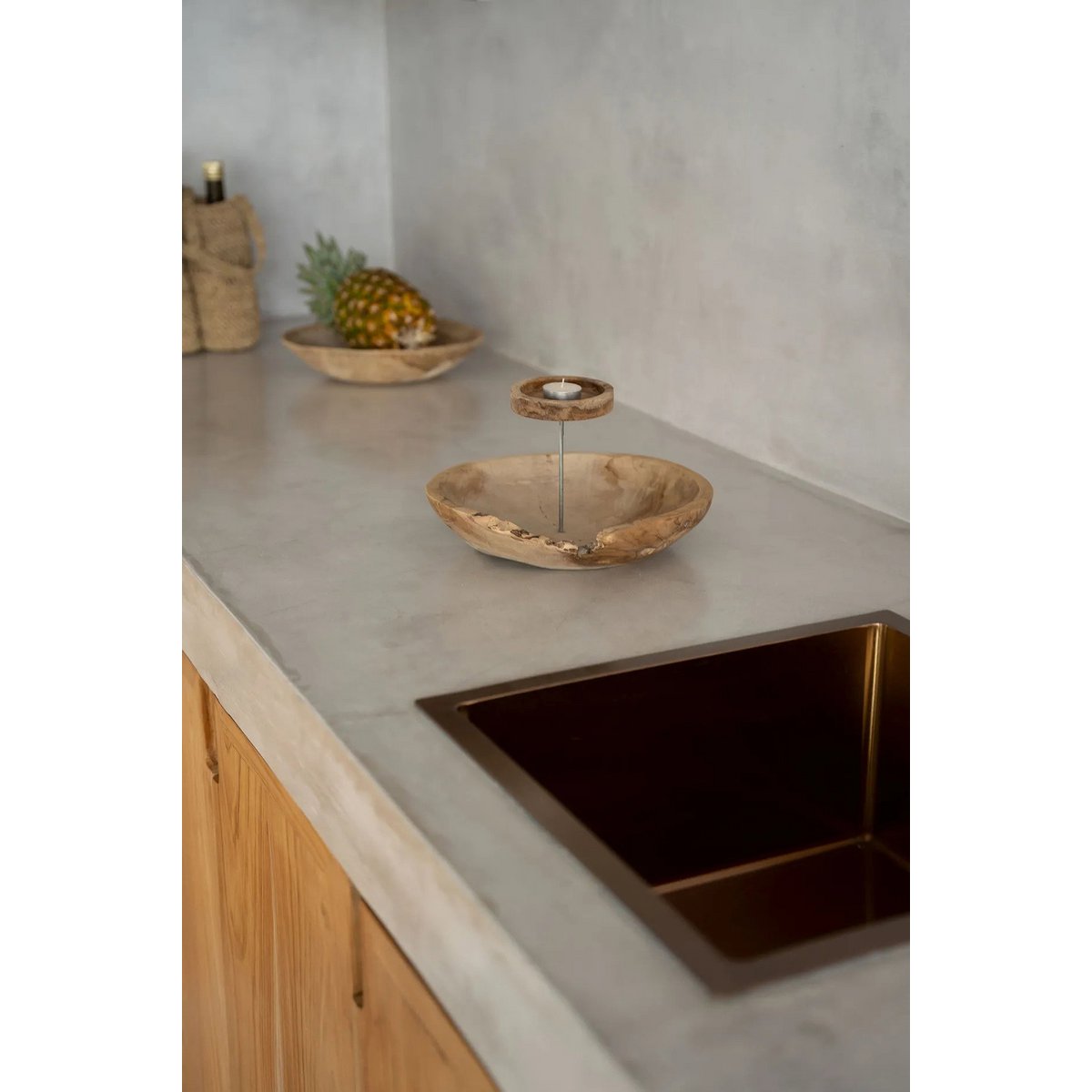 The Candle Plate - Natural - LUXONAS HOME