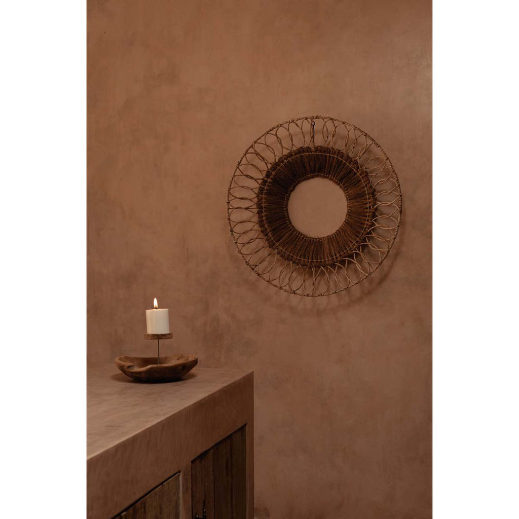 The Candle Plate - Natural - LUXONAS HOME