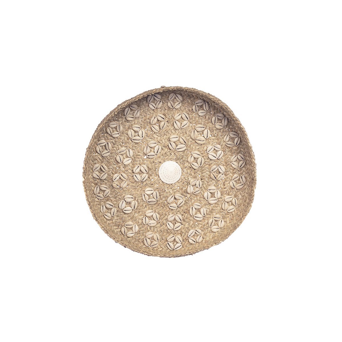 The Caribe Shell Plate - Natural White - M - LUXONAS HOME