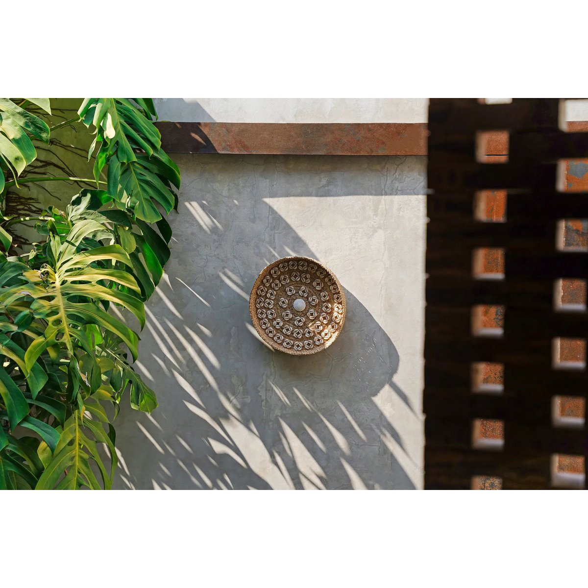 The Caribe Shell Plate - Natural White - M - LUXONAS HOME