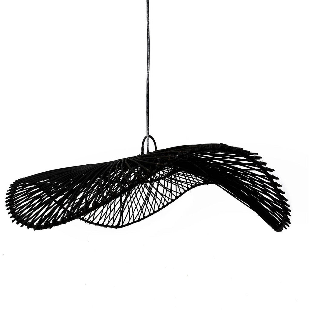 The Chapeau Pendant - Black - L - LUXONAS HOME