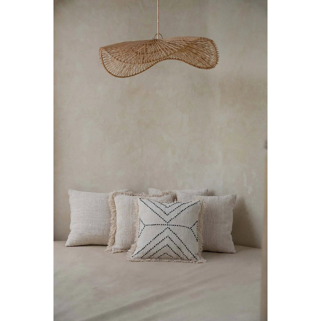 The Chapeau Pendant - Natural - L - LUXONAS HOME