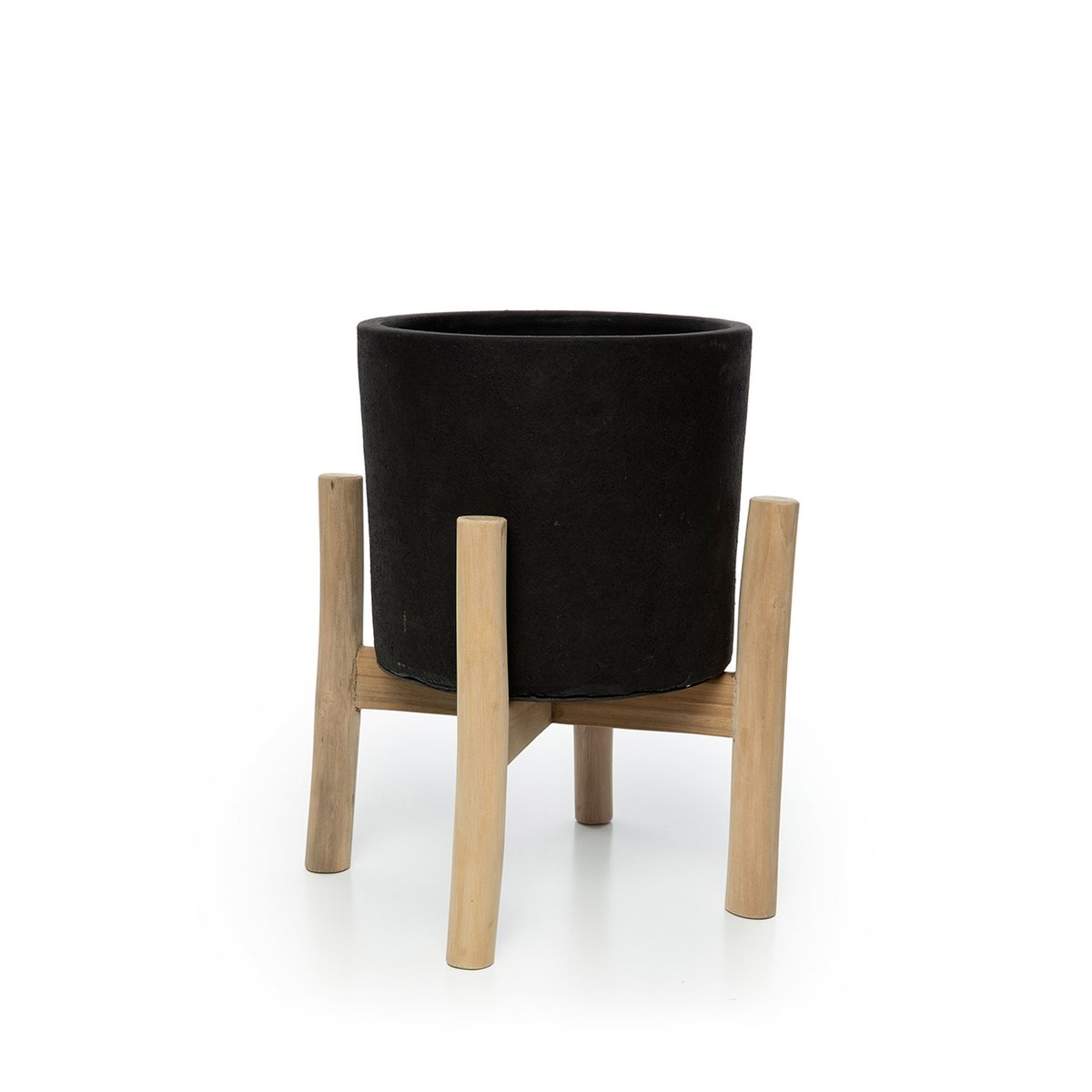 The Charcoal Low - Black Natural - S - LUXONAS HOME