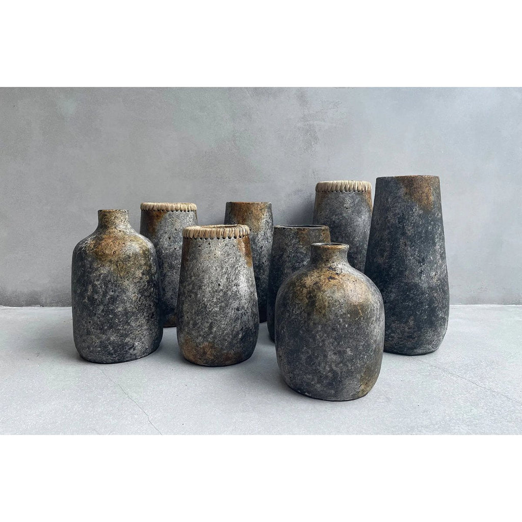 The Classy Vase - Antique Grey - S - LUXONAS HOME