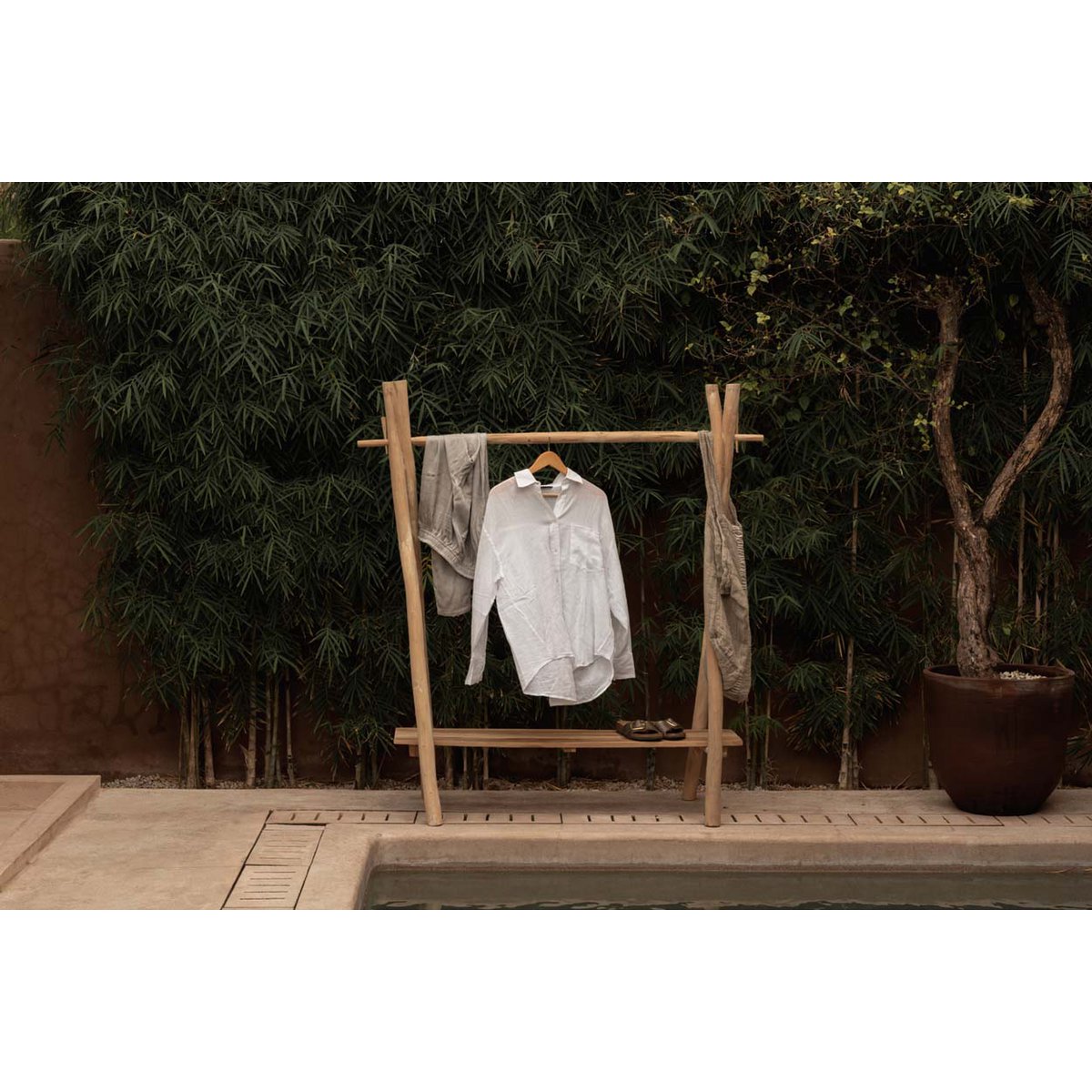 The Cloth Rack - Natural - LUXONAS HOME