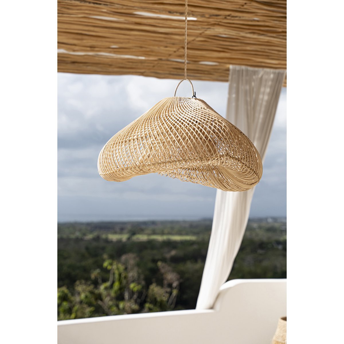 The Cloud Pendant - Natural - L - LUXONAS HOME