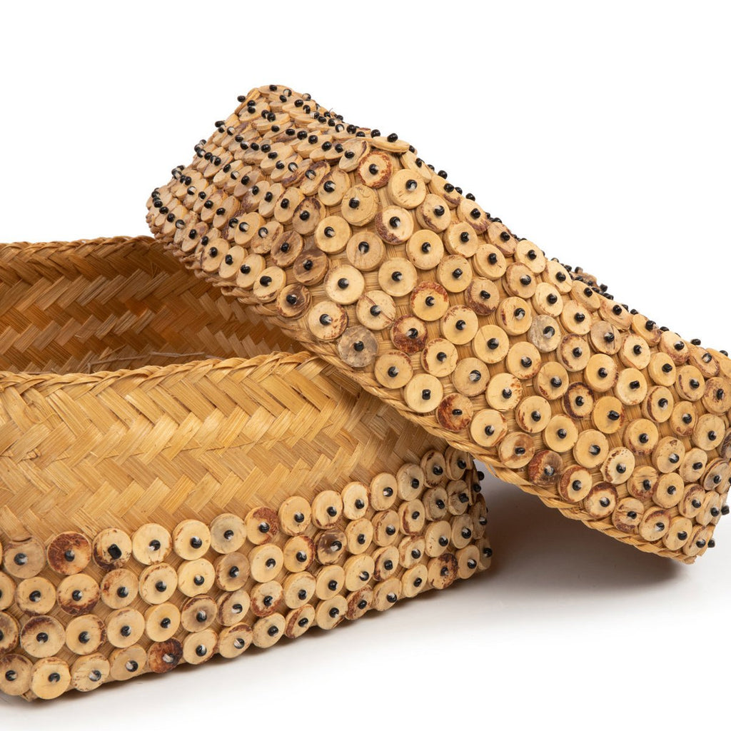 The Coconut Shell Basket - Natural - L - LUXONAS HOME