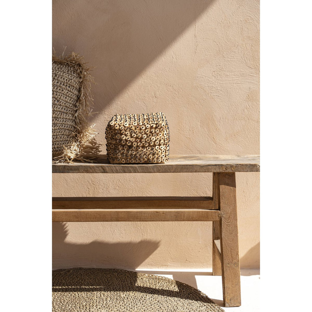 The Coconut Shell Basket - Natural - M - LUXONAS HOME