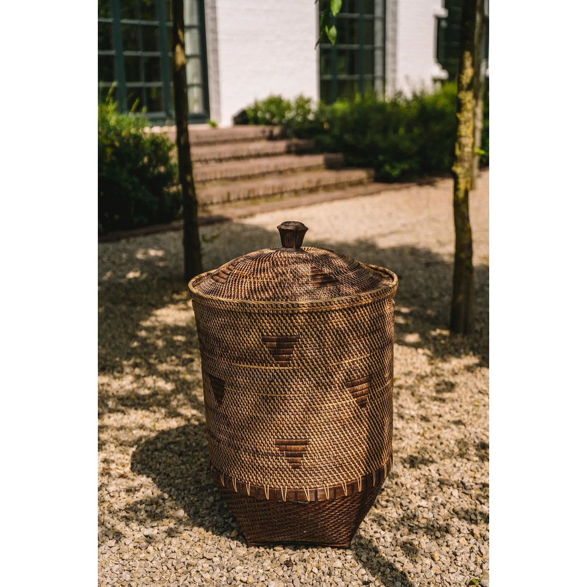 The Colonial Laundry Basket - Natural Brown - XL - LUXONAS HOME