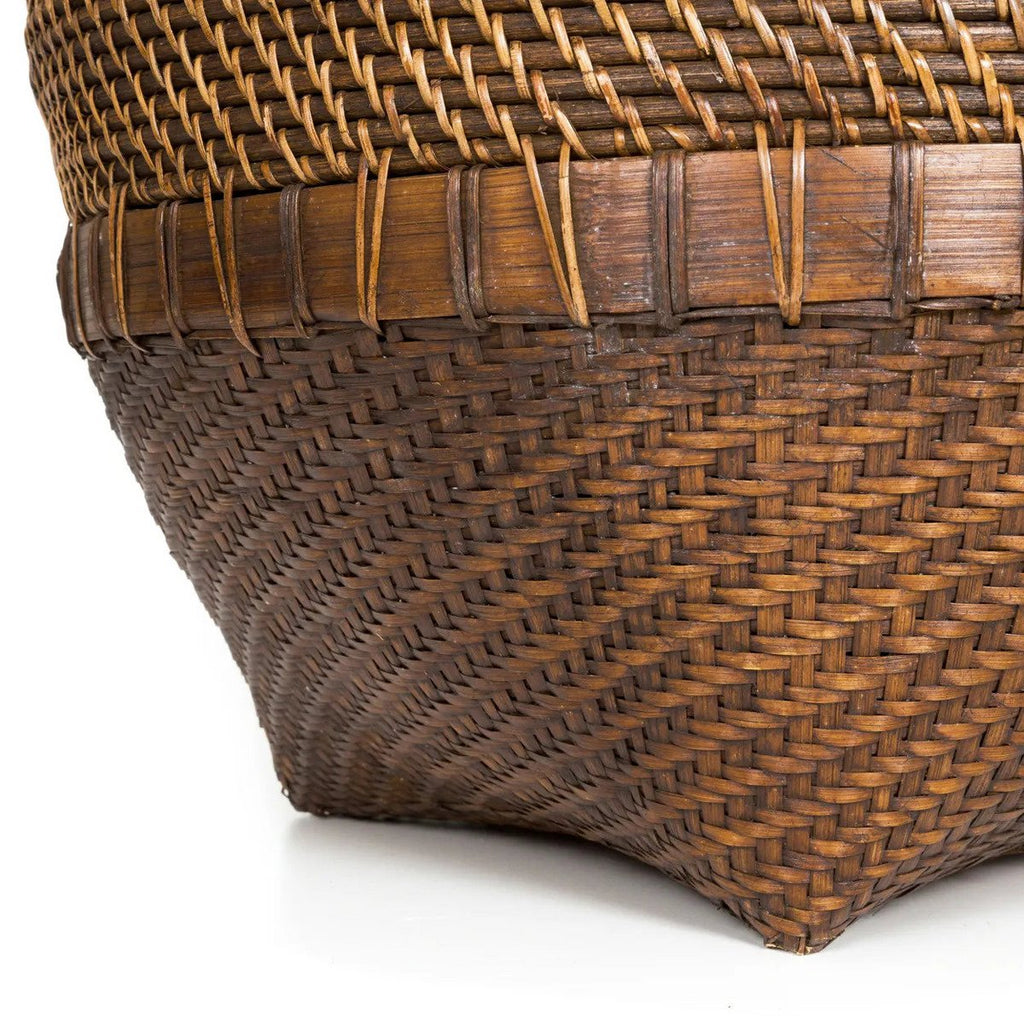 The Colonial Laundry Basket - Natural Brown - XL - LUXONAS HOME