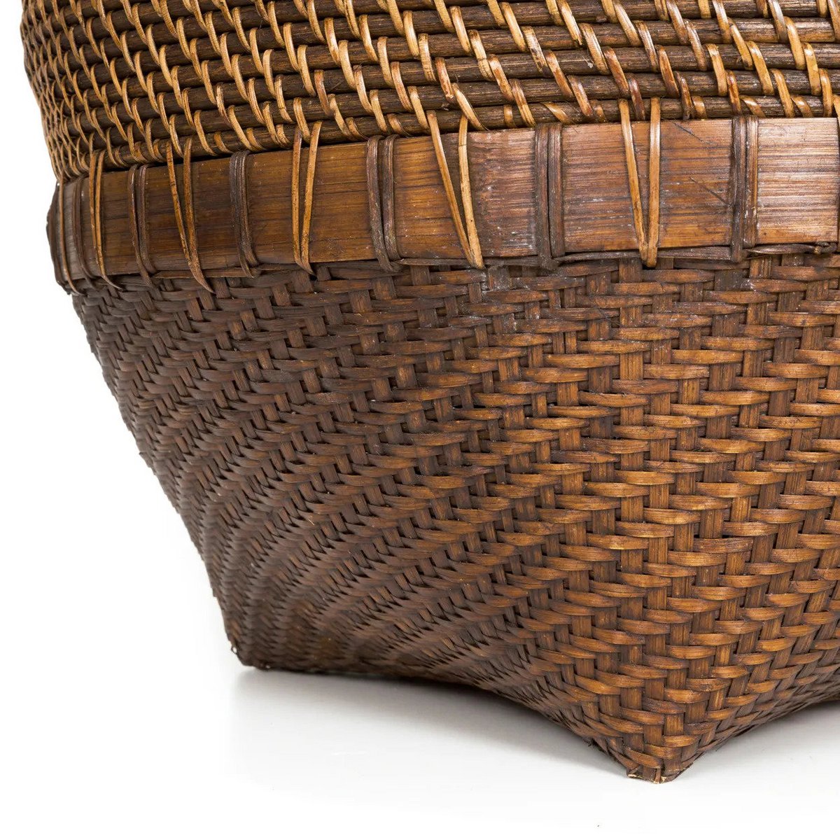 The Colonial Laundry Basket - Natural Brown - XL - LUXONAS HOME