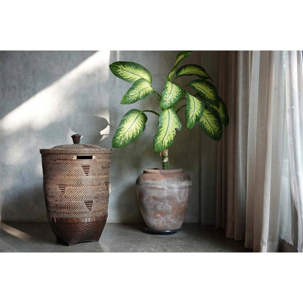 The Colonial Laundry Basket - Natural Brown - XL - LUXONAS HOME