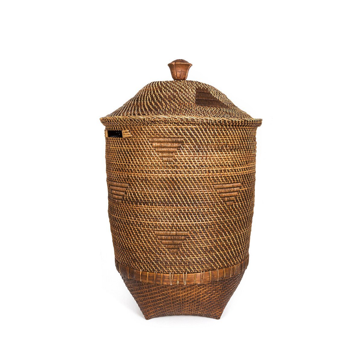 The Colonial Laundry Basket - Natural Brown - XL - LUXONAS HOME