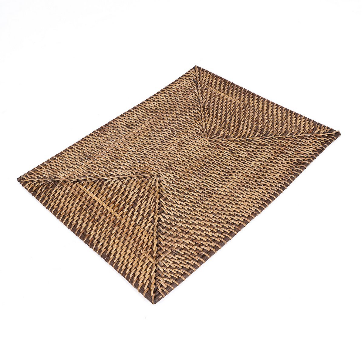The Colonial Rectangular Placemat - Natural Brown - LUXONAS HOME