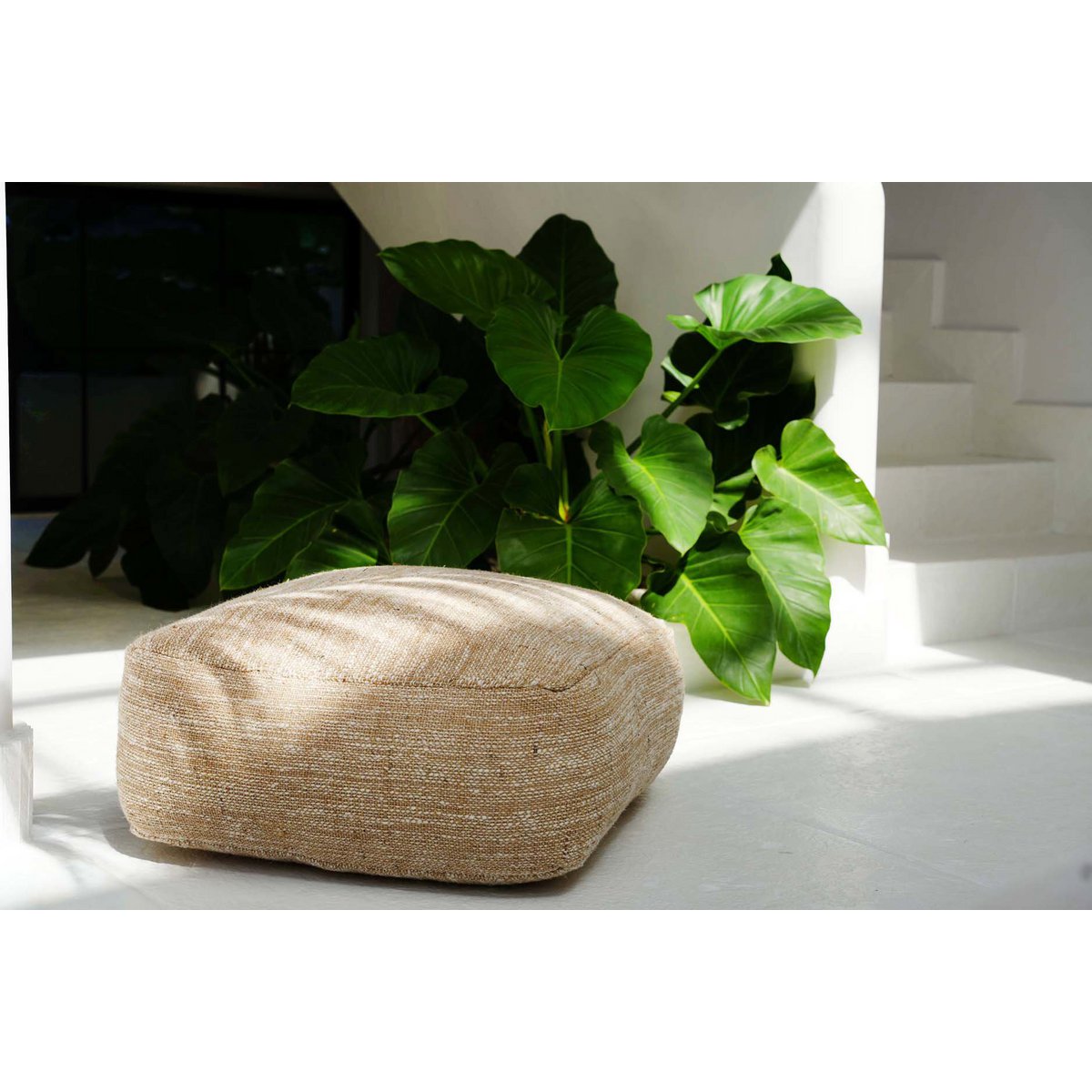 The Comfy Pouffe - Beige - LUXONAS HOME