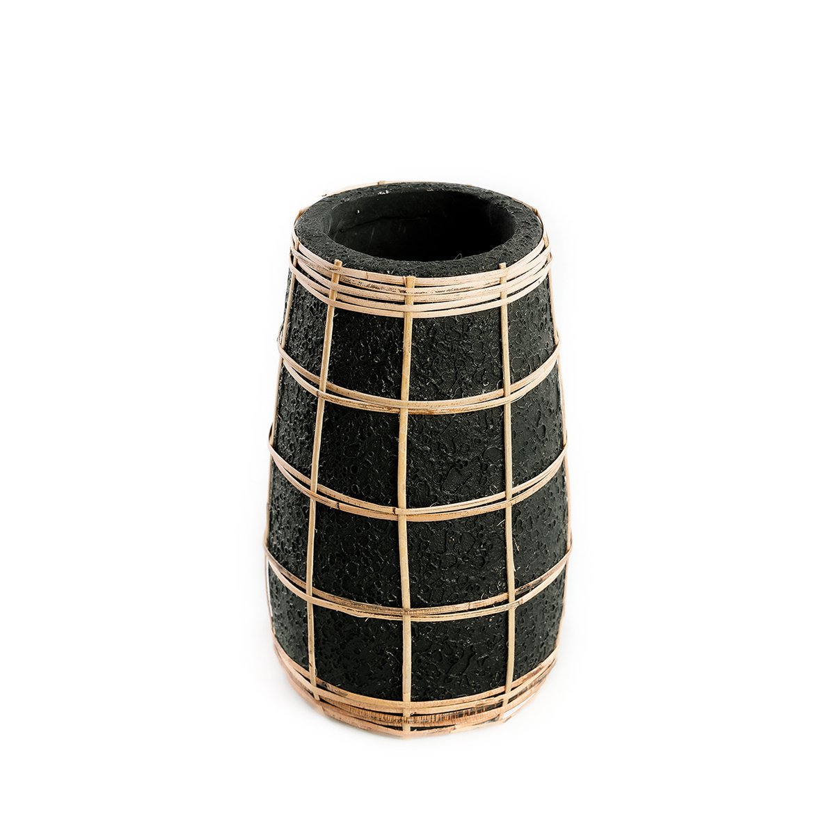 The Cutie Vase - Black Natural - S - LUXONAS HOME