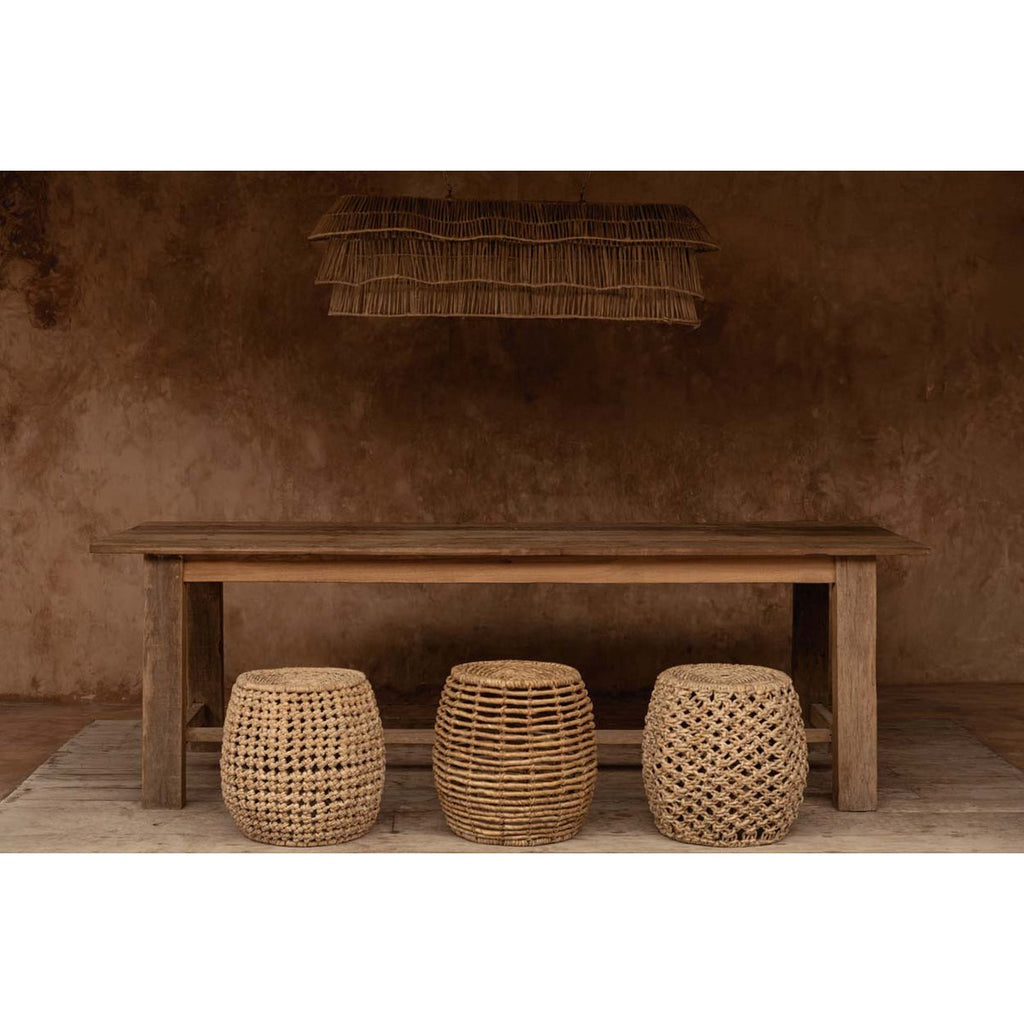 The Dannih Stool - Natural - LUXONAS HOME
