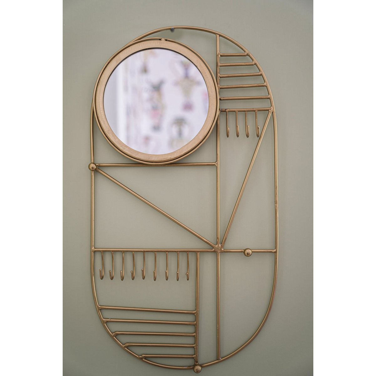 The Do I Look Pretty Wall Hanger - Brass - LUXONAS HOME