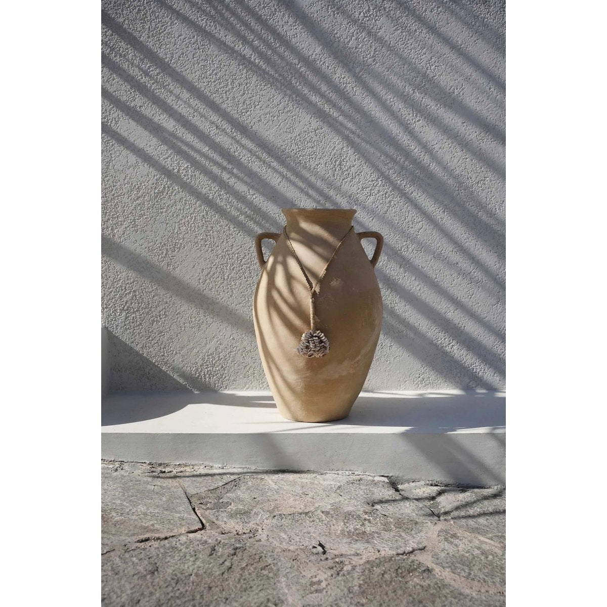 The Door Shell Cowrie Tassel - Natural - LUXONAS HOME