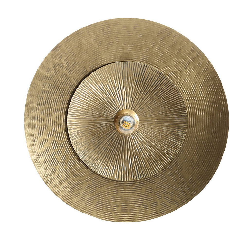 The Double Full Moon Wall Lamp - Brass - M - LUXONAS HOME