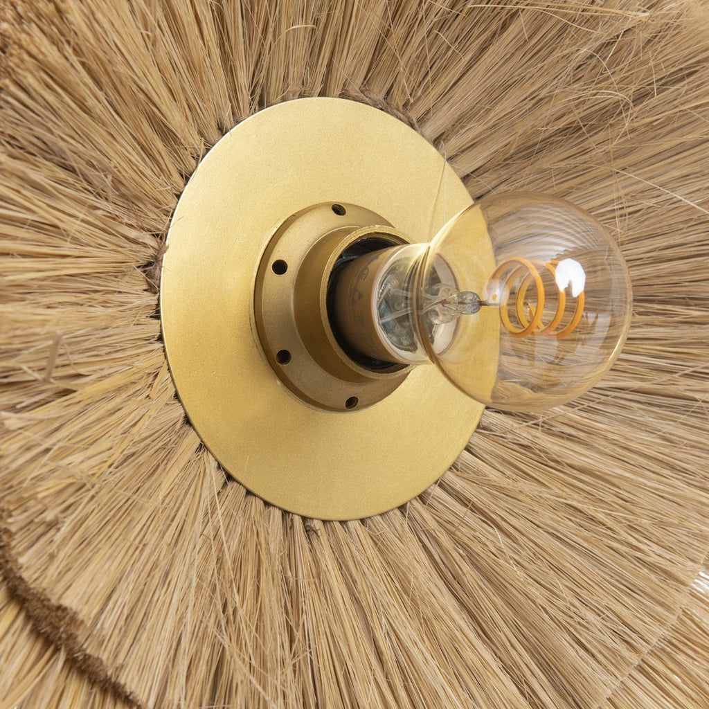 The Double Trouble Wall Lamp - Natural Gold - M - LUXONAS HOME