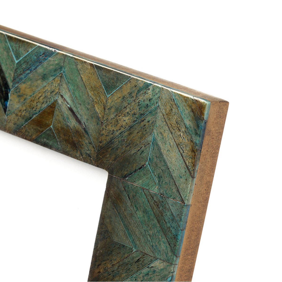 The Drift Bleu Mosaic Frame - 10x15 - LUXONAS HOME