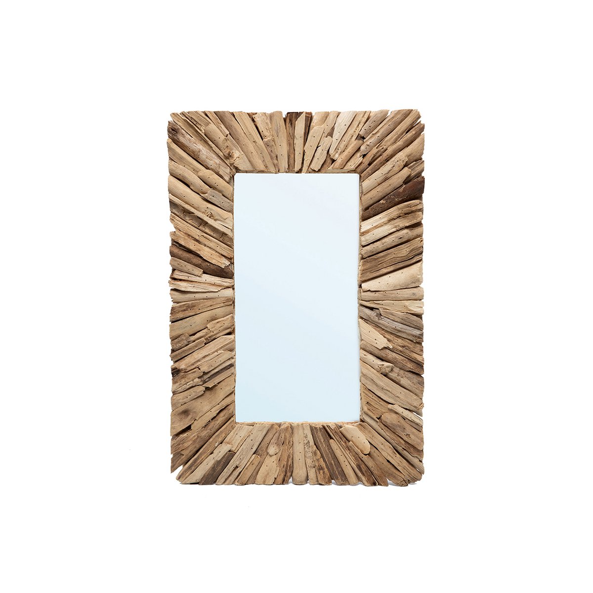 The Driftwood Framed Mirror - Natural - M - LUXONAS HOME