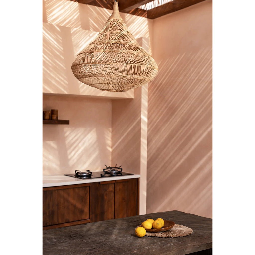The Drop Pendant - Natural - L - LUXONAS HOME