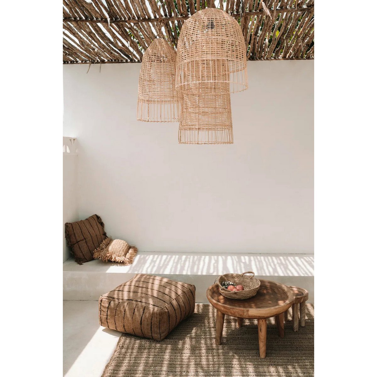 The Elba Pendant - Natural - Medium - LUXONAS HOME