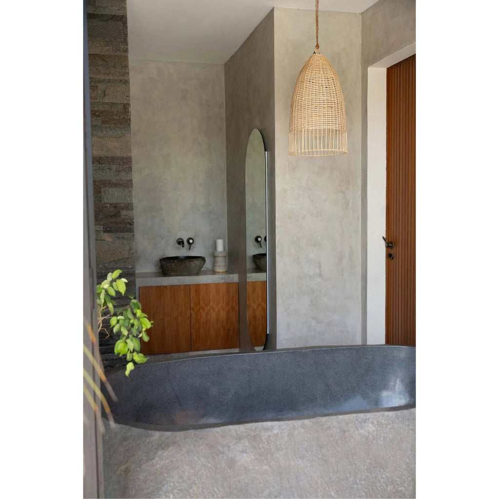 The Elba Pendant - Natural - Medium - LUXONAS HOME