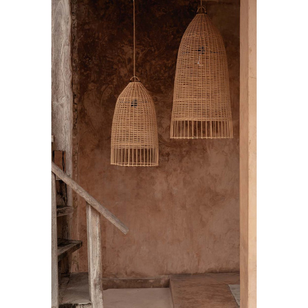 The Elba Pendant - Natural - Medium - LUXONAS HOME