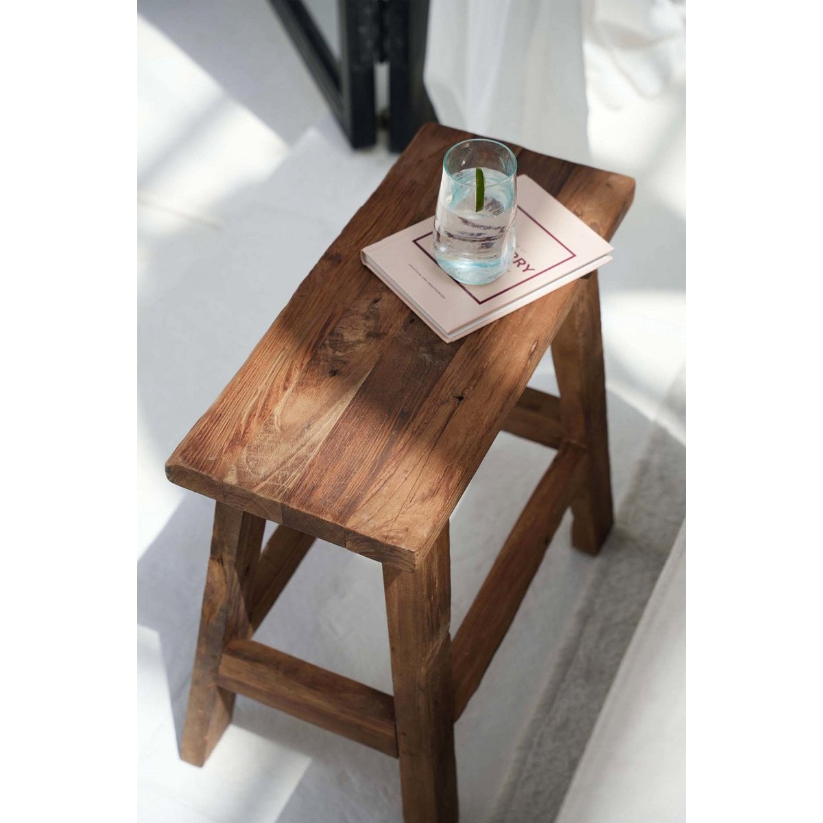 The Fab Rustic Stool - Natural - LUXONAS HOME