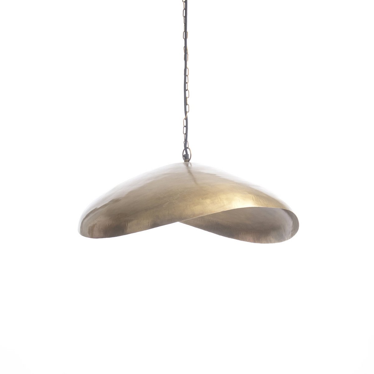 The Fortune Cookie Pendant - Brass - L - LUXONAS HOME