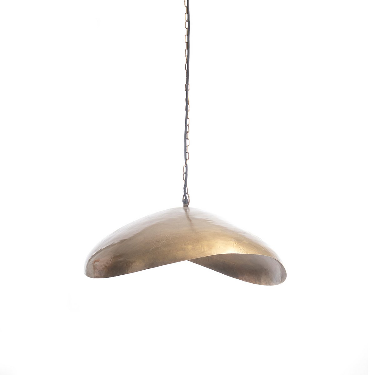 The Fortune Cookie Pendant - Brass - L - LUXONAS HOME