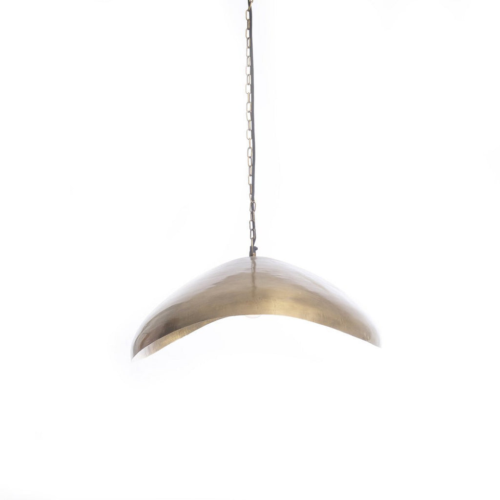 The Fortune Cookie Pendant - Brass - L - LUXONAS HOME