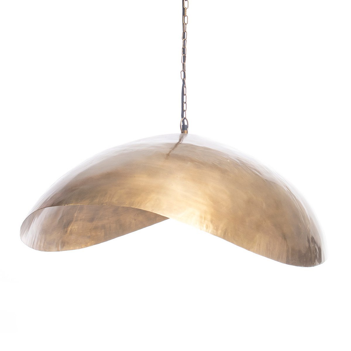 The Fortune Cookie Pendant - Brass - XL - LUXONAS HOME