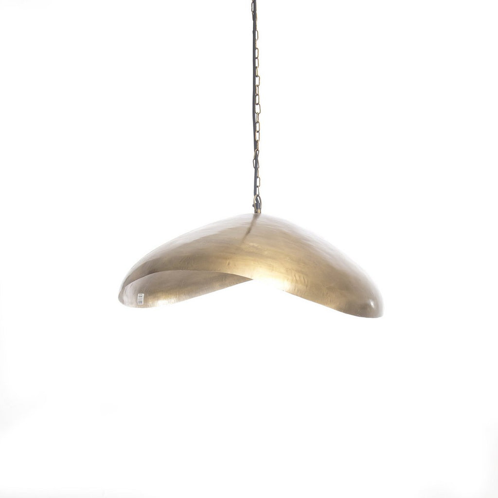 The Fortune Cookie Pendant - Brass - XL - LUXONAS HOME