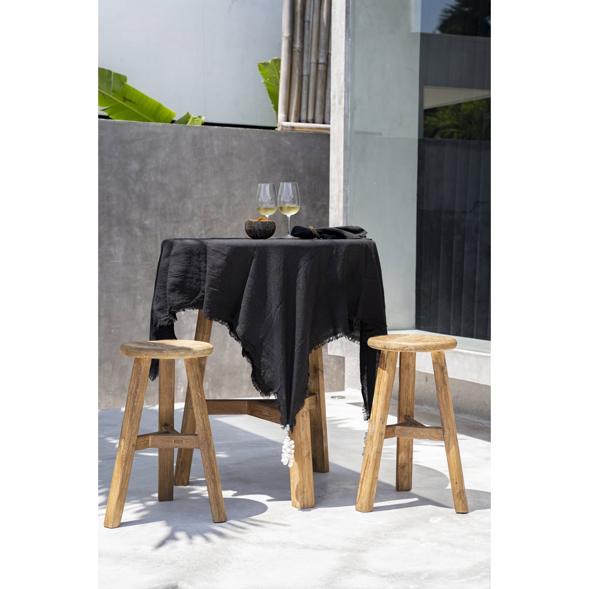 The Fusuma Bar Stool - Outdoor - LUXONAS HOME