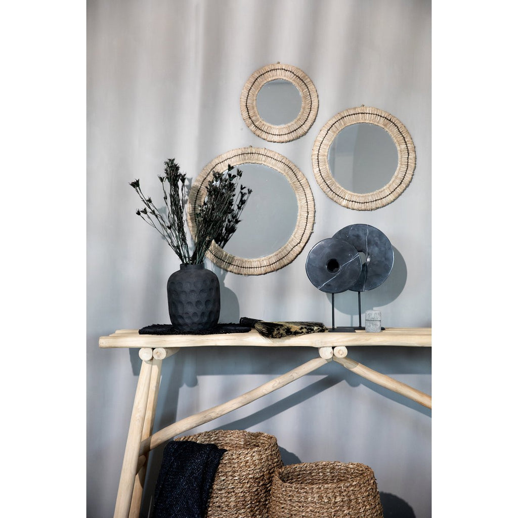 The Gajih Mirror - Natural Black - S - LUXONAS HOME