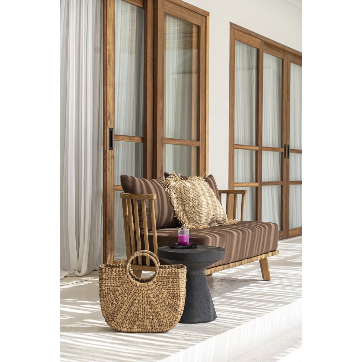 The Gravity Side Table - Black - LUXONAS HOME