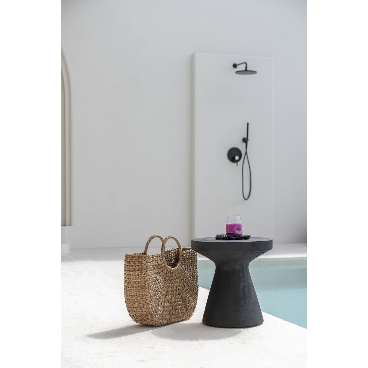 The Gravity Side Table - Black - LUXONAS HOME