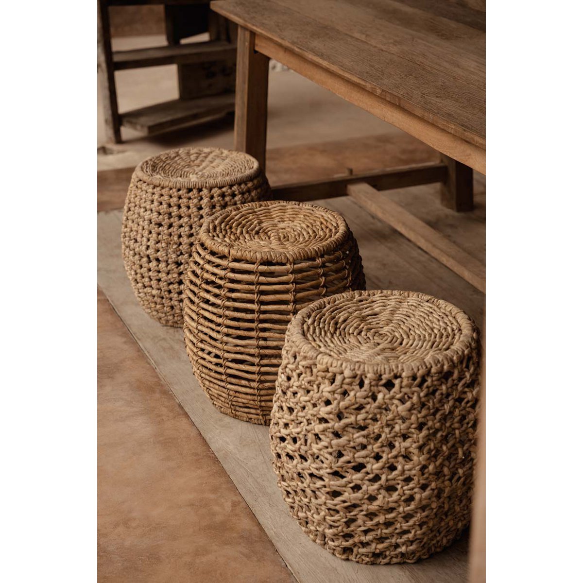 The Gustih Stool - Natural - LUXONAS HOME