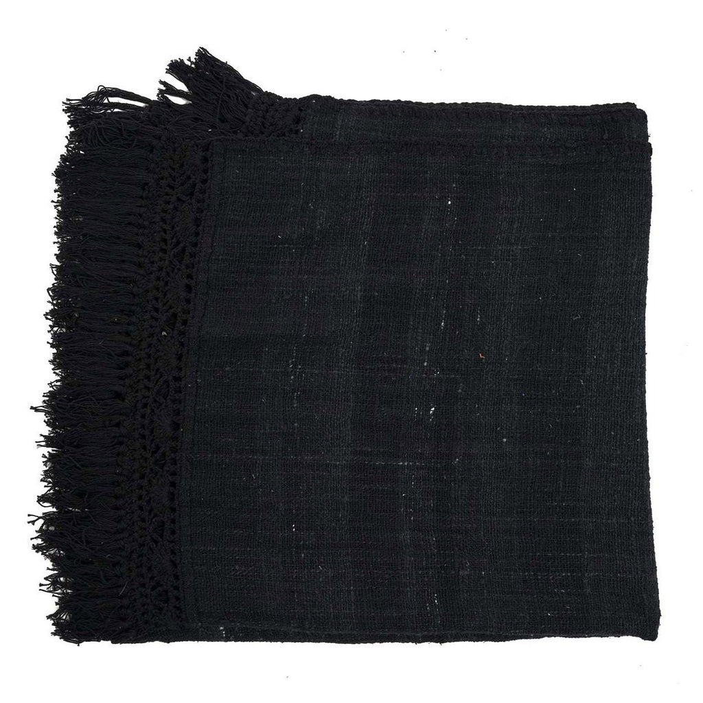 The Gypsy Bed Throw - Black - LUXONAS HOME