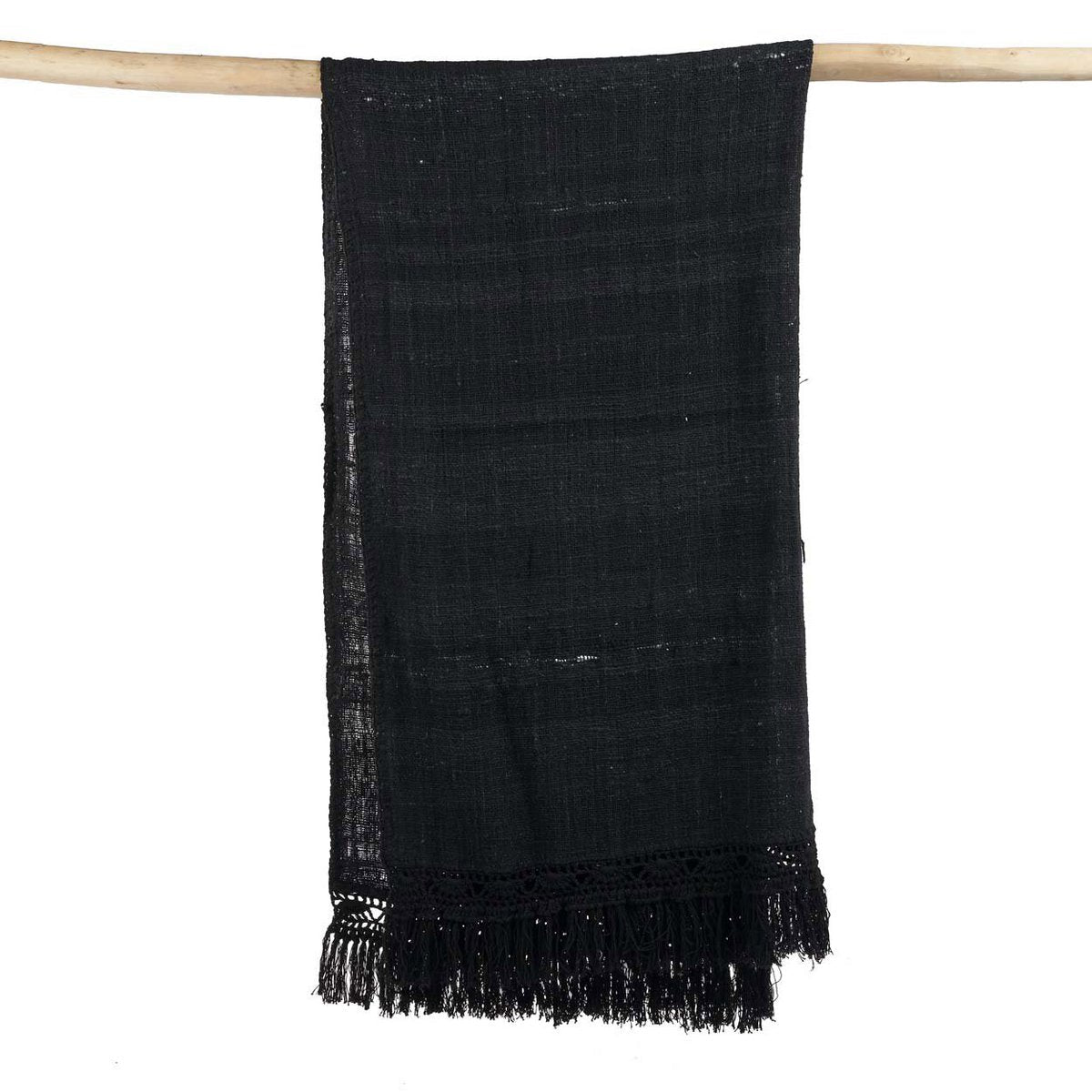 The Gypsy Bed Throw - Black - LUXONAS HOME