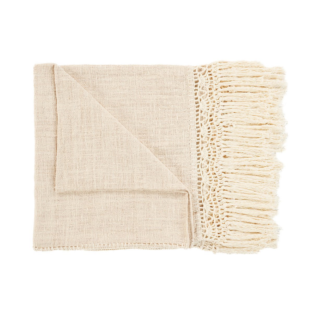 The Gypsy Bed Throw - Natural - LUXONAS HOME